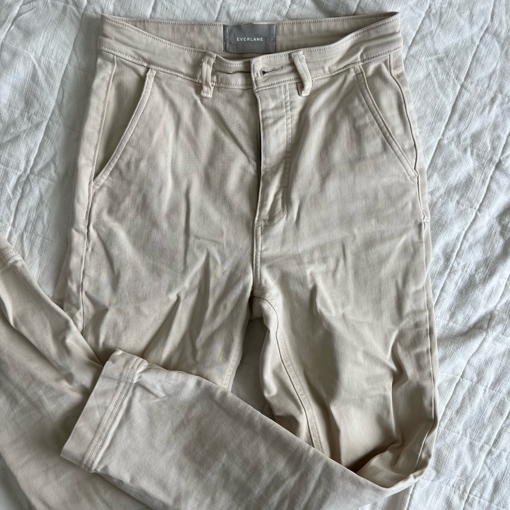 Everlane, size 2 white crop